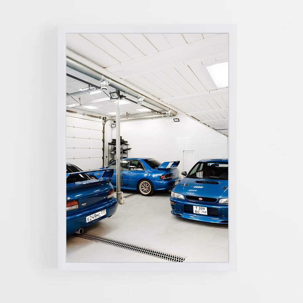 Poster Garage Fantastique – affiche Subaru (vue 3)